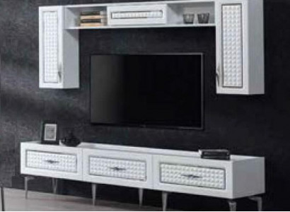 Armoire TV Salon italien Commode de salon Télévision de luxe Buffet de luxe